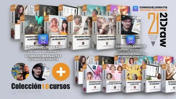 Pack Cursos: 21 Draw - Colección 18 cursos | Download